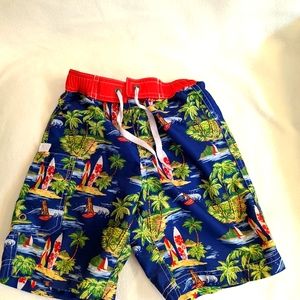 Hanna Anderson boys size 100 swimsuit